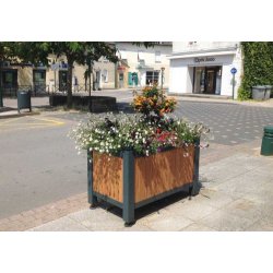 Dualis - bacs à fleurs - atech - bac acier ép. 3 mm