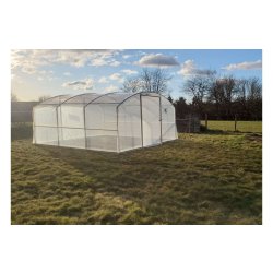 Serre de jardin 4 mètres de large pour un accès plus facile à vos cultures  - 4 SAISONS PLUS