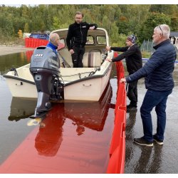 Dispositif anti-inondation démontable - Mobile, auto-stable et léger - Noaq Boxwall - Hauteur de protection 1m