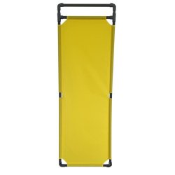 Barrière d'intervention 1 panneau PVC ou Inox 304 - H. 1 000 ou 1 800 mm, polyester velcro - Jaune / 1800 / PVC