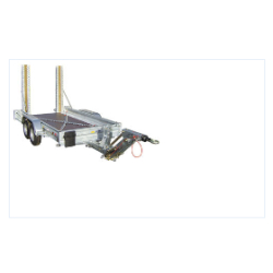 Remorque porte-engins - 2 essieux - capacité de 1700 à 2600 kg