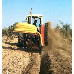 Trancheuse DONDIDRENAG - spéciale drainage - efficacité sol non-rocheux - largeur de tranchée 8 à 14cm ajustable