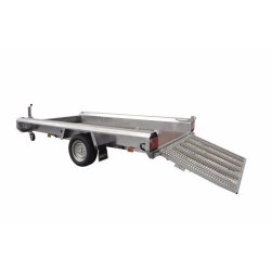 Remorque porte engin hulco 1,5t, 2,94m - 1 essieux