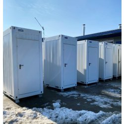 Bloc sanitaire module 5 pieds - WC avec équipements électriques et sanitaires complets