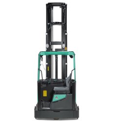 Chariot rétractable Mitsubishi Sensia RB14N2(H)S - 1400 kg - pour allées étroites et haut gerbage