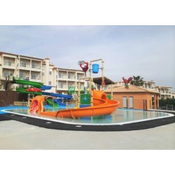 Structure aquatique - ARWAPS2C - 9x7m - Hauteur 6,5m - Toboggans 1,2m