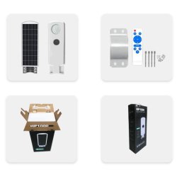 Eclairage solaire avec détecteur  radar de présence notice technique ste saros group panneaux solaire avec batteries - référence SOLAR SGT HP 1700X