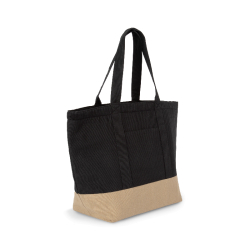 Sac shopping isotherme recyclé - Kimood - Réf: KI0378 - 75% coton recyclé avec poche personnalisable