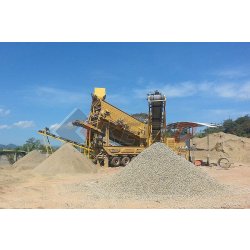 Broyeur / concasseur et cribles mobile 200-800 t/h en carrière