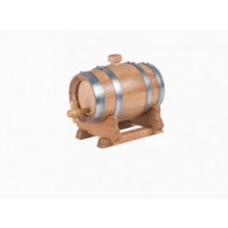 F01gc petit fût chêne 1l - tonneaux en bois - allary - diamètre bouge : 13 cm