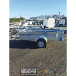 Remorque LIDER ROBUST - 2M50 - 1 essieu non freinée - 253x134x50 cm - PTAC : de 500 à 750 kg - Référence 40393