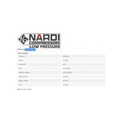 Esp3t_12v60015l compresseur esprit 3 12 volts 225 l/mn - nardi compressori france - cuve de 15 l
