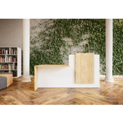Banque d'accueil moderne et ergonomique pour espaces professionnels