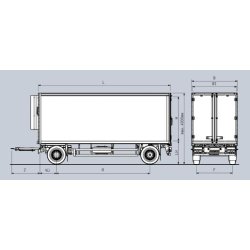 A.Ko - Remorque frigorifique Schmitz Cargobull - FERROPLAST, longueur intérieure 6950 à 7350 mm