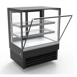 Vitrine réfrigérée 900mm 4 faces vitrées 190L 7450.0820 Combisteel