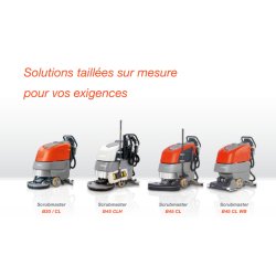Autolaveuse accompagnante Scrubmaster B30 et B45 Hako - lavage et aspiration pour petites et moyennes surfaces