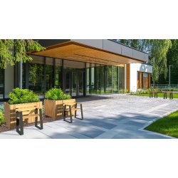 Jardinière Florim en Robinier