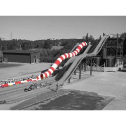 Toboggan fermé à bouée - large choix de couleurs pour les glissières