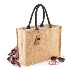 Sac shopping classique en jute - Réf: W407 - Westford Mill - Fibre résistante et écologique