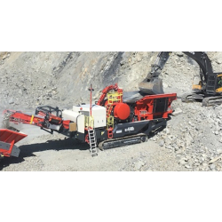 Concasseur à mâchoires sur chenilles - Sandvik UJ440i - idéal pour conditions climatiques difficiles