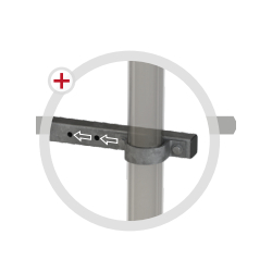 Station multi-support pour antennes 4G/5G - Fixation mât Ø114 - 3 RRU/RRH