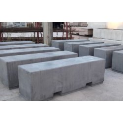 Bloc en béton anti-bélier - 1,9 tonnes - pour voiries ou parkings - coloris personnalisables