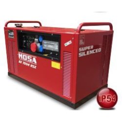 Groupe électrogène MOSA GE 7500 HSX - triphasé 6.5 kVA - moteur essence Honda GX 390