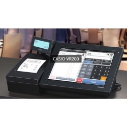 V-r200 - caisse enregistreuse tactile - casio - compacte, élégante, résistante, écologique