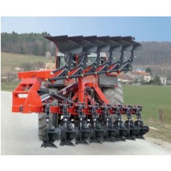 Rapidlab planche - charrue agricole Bugnot - modulable de 8 à 10 corps en châssis fixe ou repliable