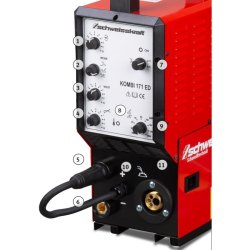 Poste à souder professionnel Schweisskraft Kombi 171 ED - multifonction MIG/MAG, TIG, électrode - 1087057