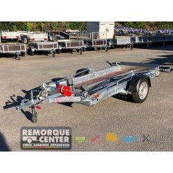 Remorque Abaissable Porte-moto Grosses cylindrées - YO REMORQUE - CCL7 - 266 x 110 cm - PTAC : 749 kg Reference -CCL7