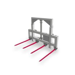 A234 fourche à 4 dents pliable avec protection hydraulique pique-bottes - merlo - 1500 kg