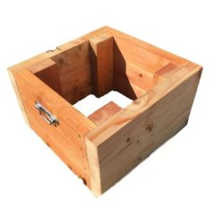 Bac à fleurs en bois - Ornements d'allées, plantes aromatiques, mini-potagers, rosiers - 4 tailles disponibles