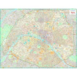 Plan de paris aux editions michelin personnalisable