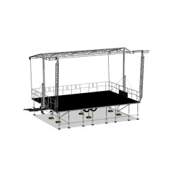 Scène mobile MOV'IN60+ - La solution idéale pour événements à budget maîtrisé, avec système hydraulique innovant