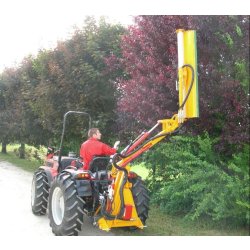 Taille-haie hydraulique th 240r - kirogn - hauteur de coupe horizontale maxi 2.40 m, verticale maxi 4.70 m