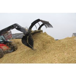 Godet multifonctions - CBG 2100 FO - Manitou - pour désilage et manutention agricole avec joues démontables