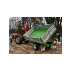 VCR40 P - Remorque agricole rabattable trilatérale Vendrame - Charge 5000 kg - PTAC 50 quintaux