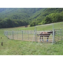 Barrière en acier carbone étiré galvanisé à chaud - gec 300/180 3m x 1,8m