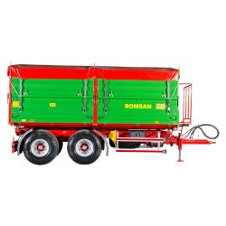 R 120 TASGA Benne agricole à tandem essieu - Romsan - capacité 12 000 kg