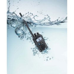 VHF marine portable IC-M85E - haute puissance, ultra compacte, légère et étanche