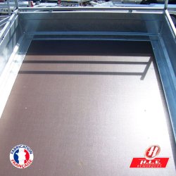 Remorque bagagère robuste Trigano RE 200 SF - acier galvanisé, 2m x 1.41m, PTAC 500/750 kg