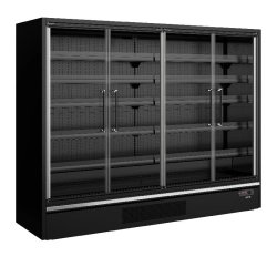 Vitrine réfrigérée pour supermarché Galaxy+ GP26FGD Maxi Black L2580mm 48113 TEFCOLD