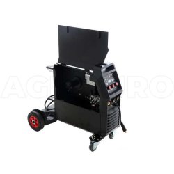 Poste à souder inverter multiprocesseur Awelco MIG 350 - MIG-TIG LIFT-MMA - triphasé 400V 250Amp - professionnel avec 4 rouleaux