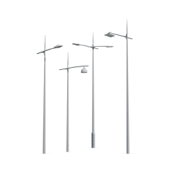 Lampadaire urbain Access DA 13 en acier galvanisé - Candélabres cylindro-coniques avec crosse orientable