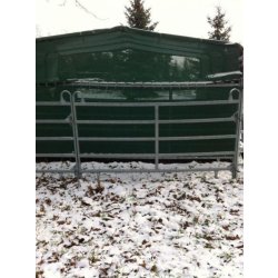 Barrière agricole galvanisée - Hauteur 1m40 - 5 traverses - GE 360/140/5 - 3,6m x 1,4m