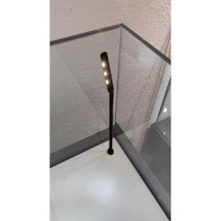Vitrine Museum Bois à poser 182x80xH45cm - Cloche verre collé UV - noir