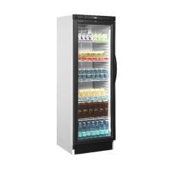 Vitrine réfrigérée blanc CEV425 1 LED L/H TEFCOLD