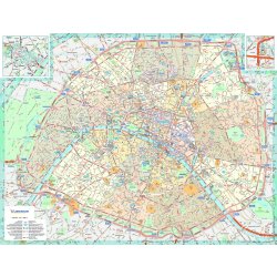 Carte paris et sa banlieue michelin