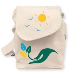 Sac écologique 100 % coton naturel recyclé 280 g/m² - doublure RPET - 28H x 24L x 10P cm